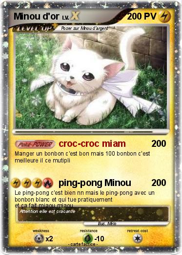 Pokemon Minou d'or