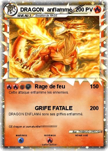 Pokemon DRAGON  anflammé