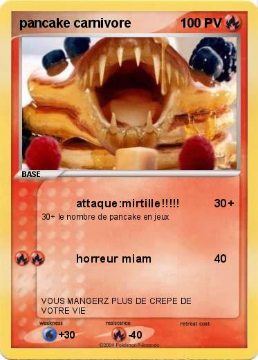 Pokemon pancake carnivore