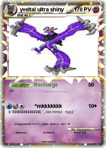 Pokemon yveltal ultra shiny