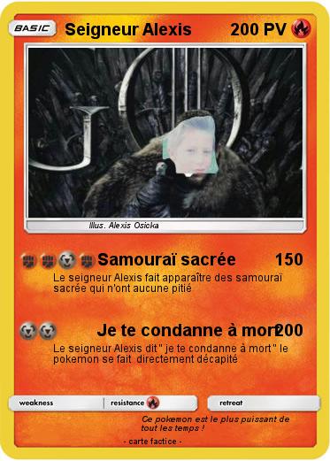 Pokemon Seigneur Alexis