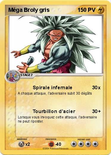 Pokemon Méga Broly gris