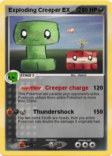 Pokemon Exploding Creeper EX
