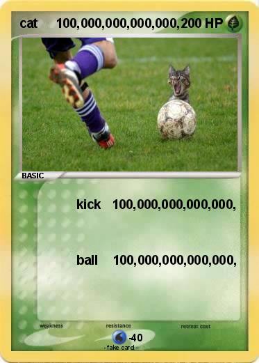 Pokemon cat     100,000,000,000,000,