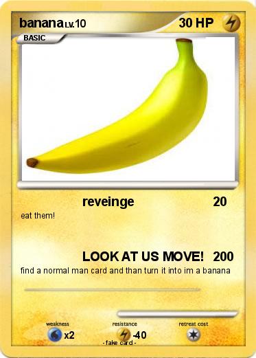 Pokemon banana