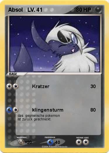 Pokemon Absol   LV. 41