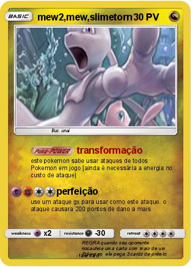 Pokemon mew2,mew,slimetorn