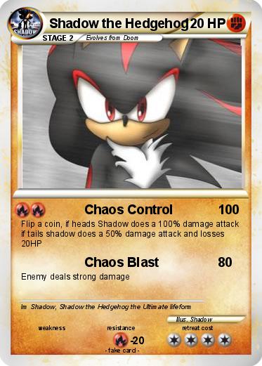 Pokemon Shadow the Hedgehog
