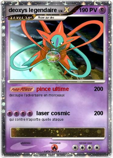 Pokemon deoxys legendaire