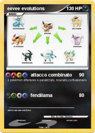 Pokemon eevee evolutions