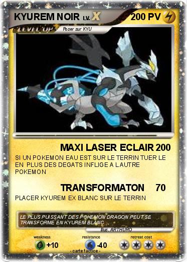 Pokemon KYUREM NOIR
