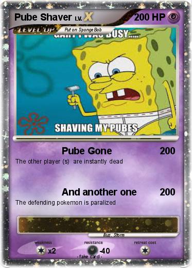 Pokemon Pube Shaver