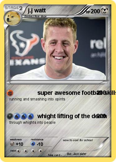 Pokemon j.j watt