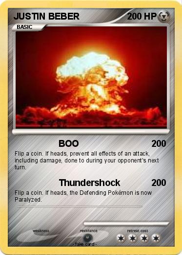Pokemon JUSTIN BEBER