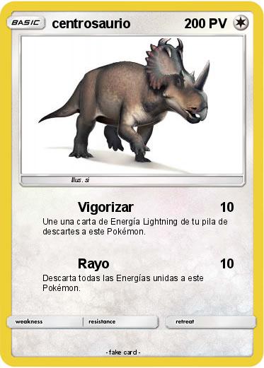 Pokemon centrosaurio