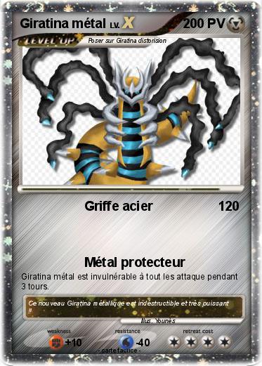 Pokemon Giratina métal