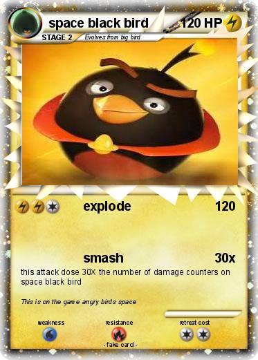 Pokemon space black bird