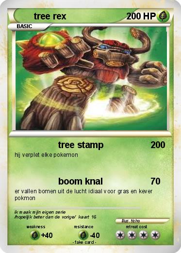Pokemon tree rex