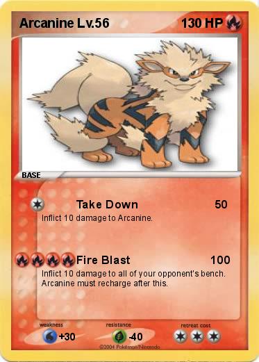 Pokemon Arcanine Lv.56