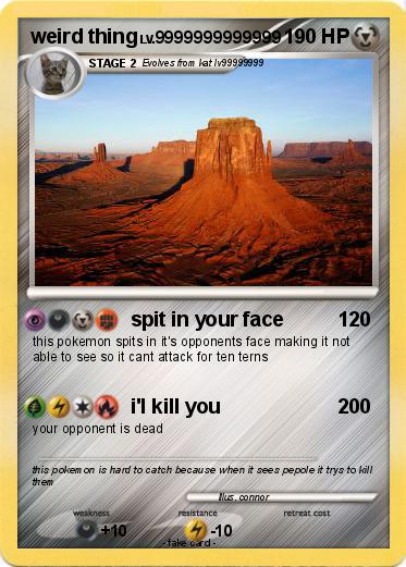 Pokemon weird thing