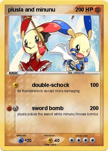 Pokemon plusla and minunu
