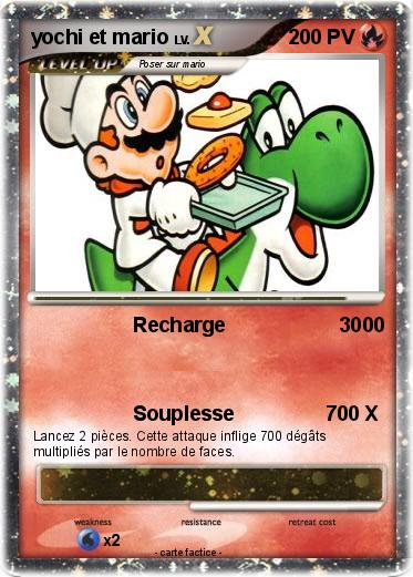Pokemon yochi et mario