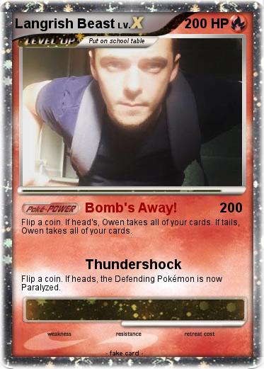 Pokemon Langrish Beast