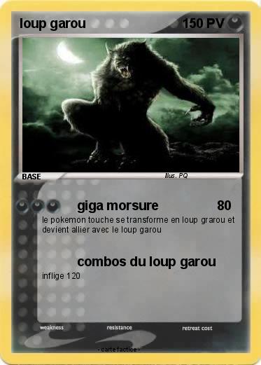 Pokemon loup garou