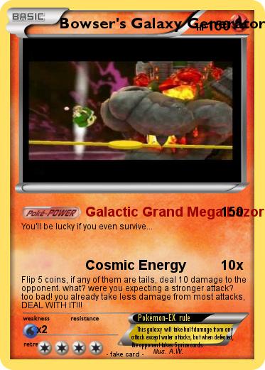 Pokemon Bowser's Galaxy Generator