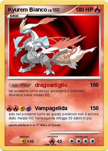 Pokemon Kyurem Bianco