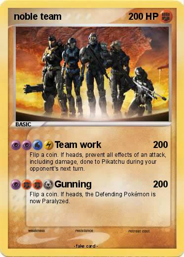 Pokemon noble team