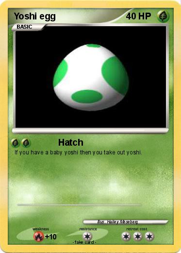 Pokemon Yoshi egg