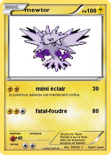 Pokemon mewtor