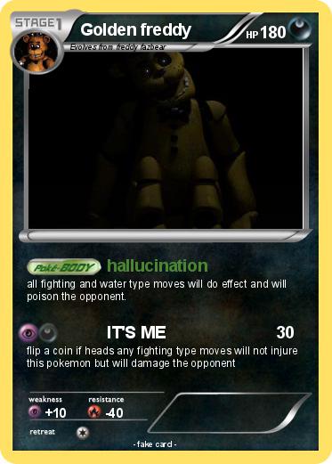 Pokemon Golden freddy