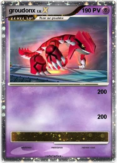 Pokemon groudonx