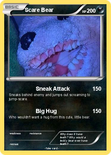 Pokemon Scare Bear