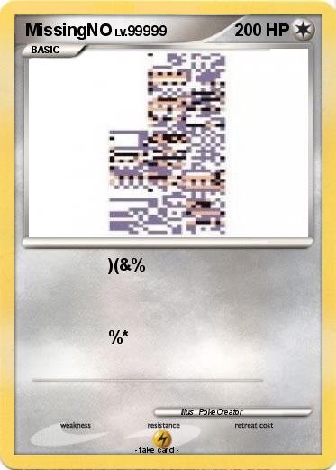 Pokemon MissingNO