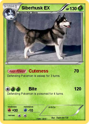 Pokemon Siberhusk EX