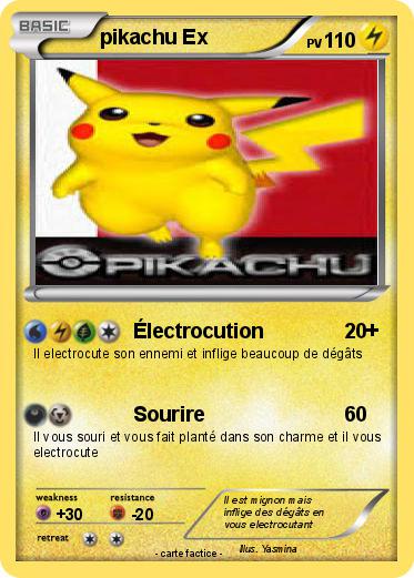 Pokemon pikachu Ex