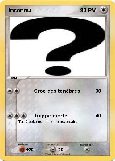 Pokemon Inconnu