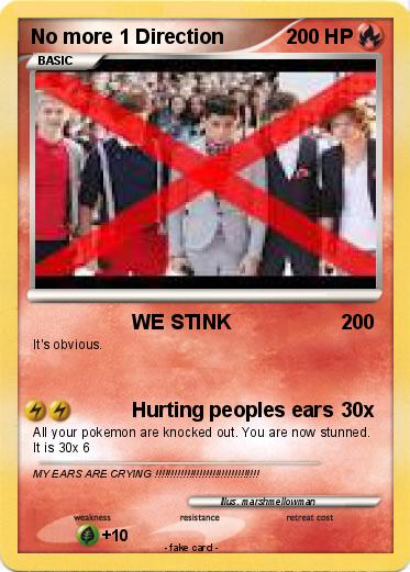 Pokemon No more 1 Direction