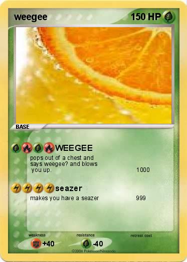 Pokemon weegee