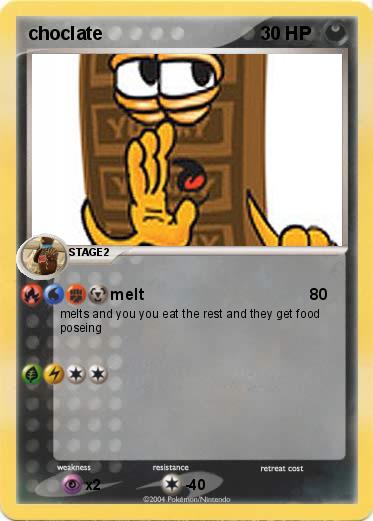 Pokemon choclate