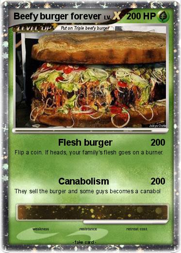 Pokemon Beefy burger forever