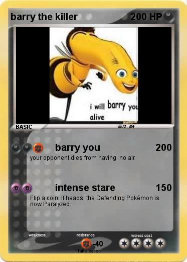 Pokemon barry the killer