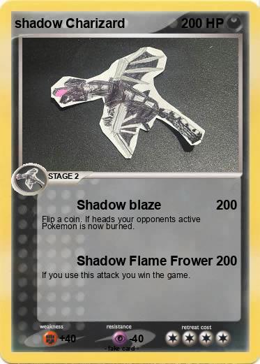 Pokemon shadow Charizard