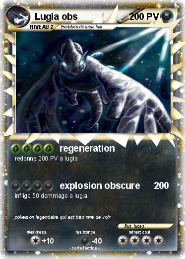 Pokemon Lugia obs