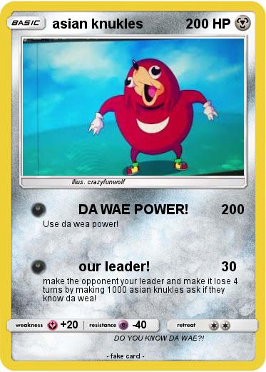Pokemon asian knukles