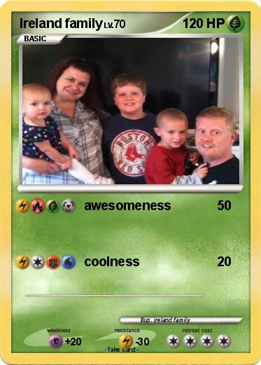 Pokemon Ireland family