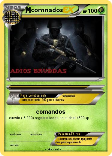 Pokemon comnados